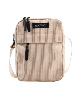 Handytasche aus Cord Beige